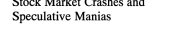 Couverture : Stock market crashes and speculative manias