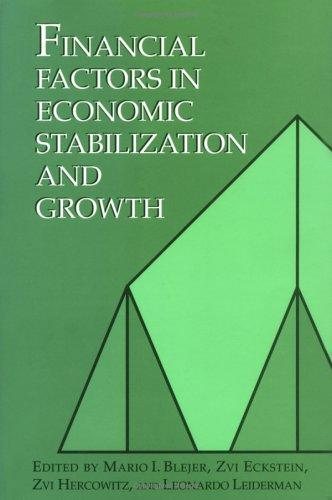Couverture : Financial factors in economic stabilization and growth