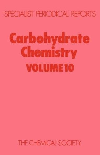 Couverture : Carbohydrate Chemistry (Specialist Periodical Reports)