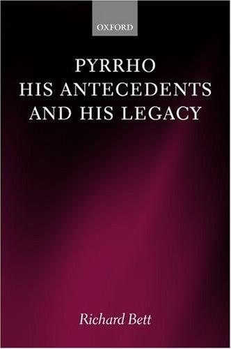 Couverture : Pyrrho, His Antecedents, and His Legacy
