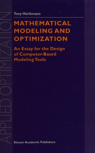 Couverture : Mathematical modeling and optimization