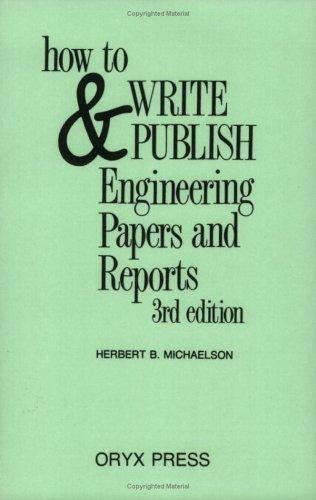 Couverture : How to write & publish engineering papers and reports