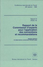 Couverture : Rapport de la Commission d'experts pour l'application des conventions et recommandations...