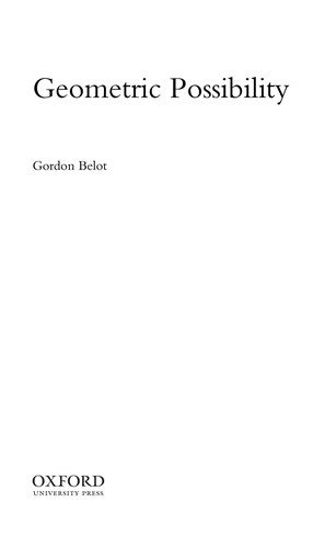 Couverture : Geometric possibility