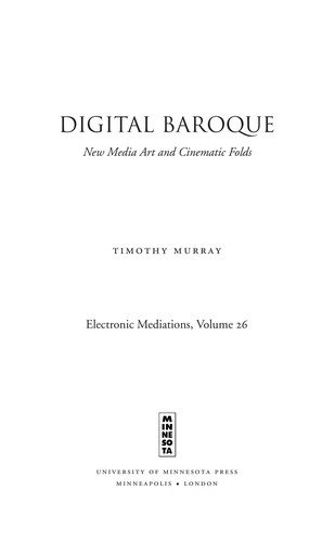 Couverture : Digital baroque