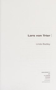 Couverture : Lars von Trier
