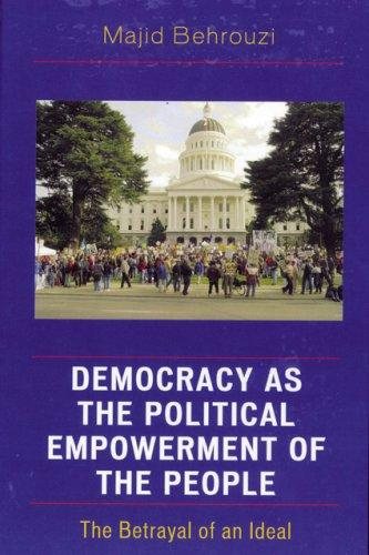 Couverture : Democracy as the Political Empowerment of the People
