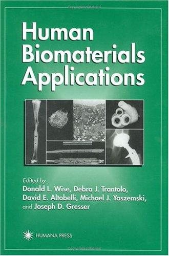 Couverture : Human biomaterials applications
