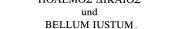 Couverture : Polemos dikaios und bellum iustum