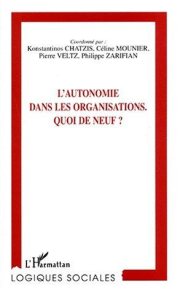 Couverture : L'autonomie dans les organisations