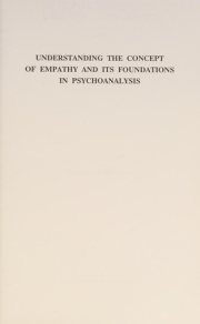Couverture : Understanding the concept of empathy and its foundations in psychoanalysis