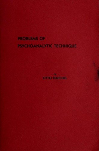 Couverture : Problems of Psychoanalytic Technique