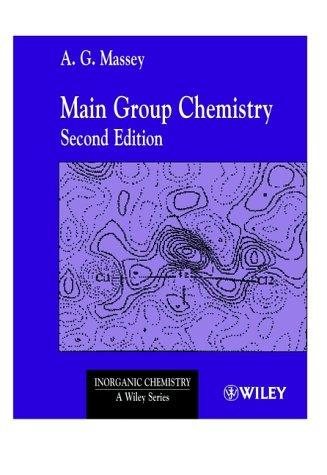 Couverture : Main Group Chemistry