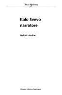Couverture : Italo Svevo narratore