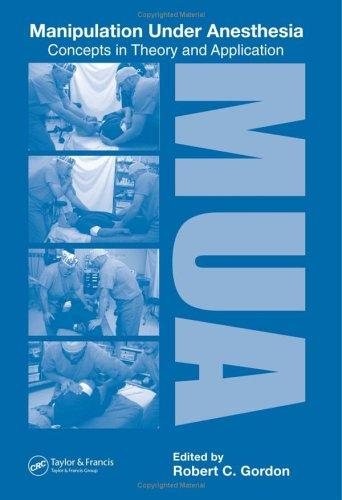 Couverture : Manipulation under anesthesia