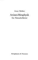 Couverture : Artisten-Metaphysik