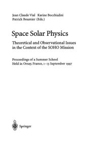 Couverture : Space solar physics