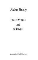 Couverture : Literature and science