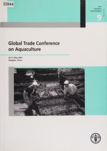 Couverture : Global trade conference on aquaculture
