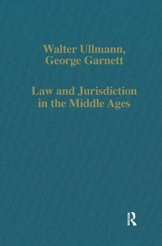 Couverture : Law and jurisdiction in the Middle Ages
