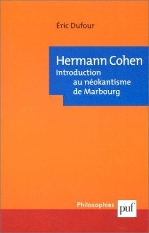 Couverture : Hermann Cohen 