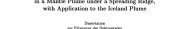Couverture : Convection and melting processes in a mantle plume under a spreading ridge, with application to the Iceland plume