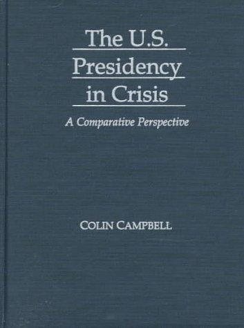 Couverture : The U.S. presidency in crisis