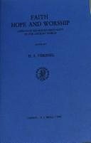 Couverture : Faith, hope and worship