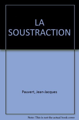 Couverture : Faire comprendre la soustraction
