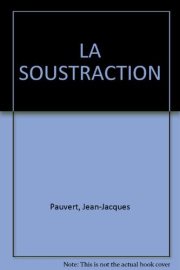 Couverture : Faire comprendre la soustraction