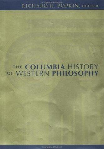 Couverture : The Columbia history of Western philosophy