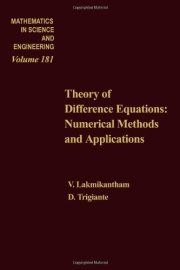 Couverture : Theory of difference equations
