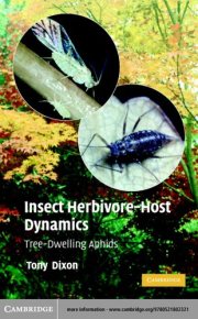 Couverture : Insect herbivore-host dynamics