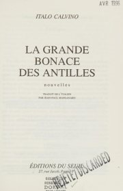 Couverture : La grande bonace des Antilles