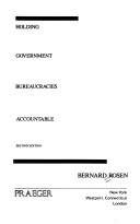 Couverture : Holding government bureaucracies accountable