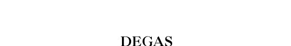 Couverture : Degas, les danseuses