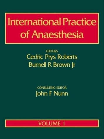 Couverture : International practice of anaesthesia