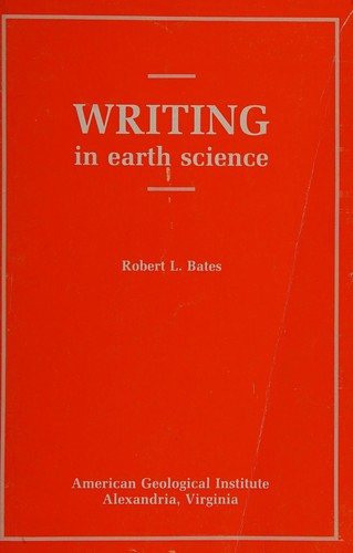 Couverture : Writing in Earth Science