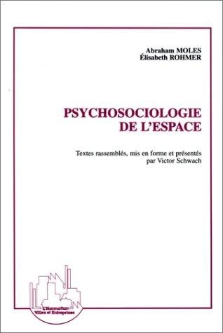Couverture : Psychosociologie de l'espace