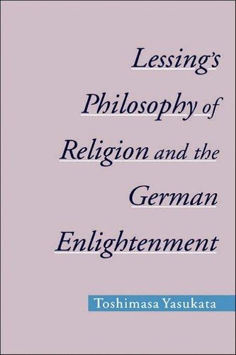 Couverture : Lessing's philosophy of religion and the German Enlightenment