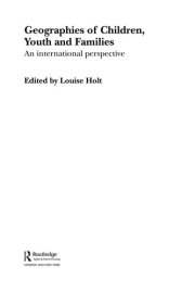 Couverture : Geographies of children, youth and families