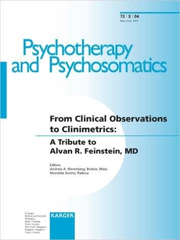 Couverture : From Clinical Observations to Clinimetrics