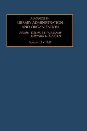Couverture : ADV LIB ADMIN ORG V13 (Advances in Library Administration and Organization)