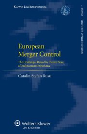Couverture : European merger control