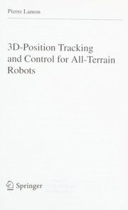 Couverture : 3D-position tracking and control for all-terrain robots