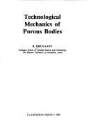 Couverture : Technological mechanics of porous bodies