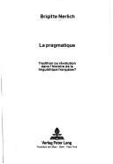 Couverture : La pragmatique