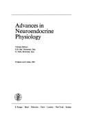 Couverture : Advances in Neuroendocrine Physiology (Frontiers of Hormone Research)
