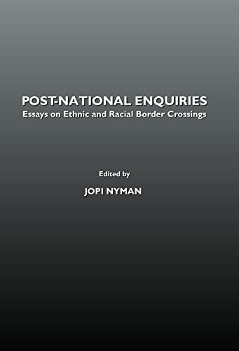 Couverture : Post-national enquiries