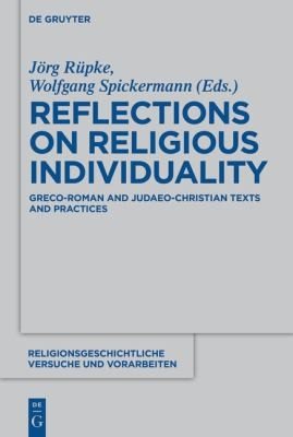 Couverture : Reflections on religious individuality
